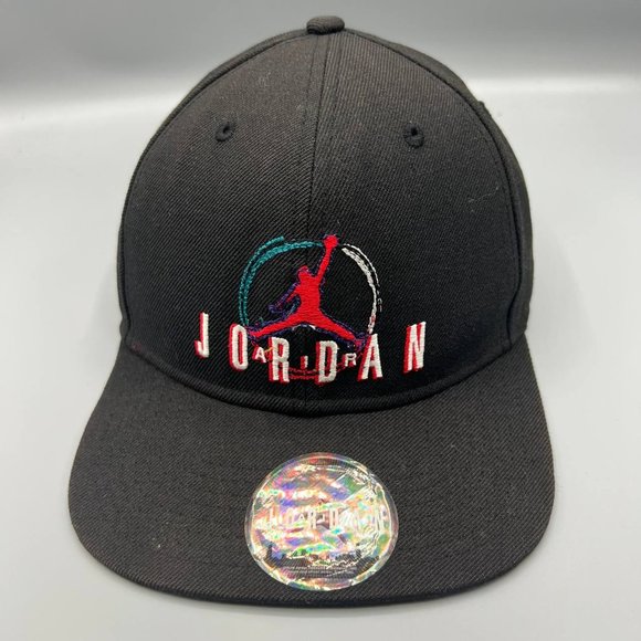 Air‎ Jordan True Hat Men Black Jumpman Snap Back Cap - Picture 1 of 7